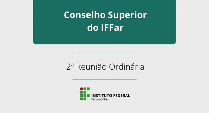 2ª Reunião Ordiária do Consup