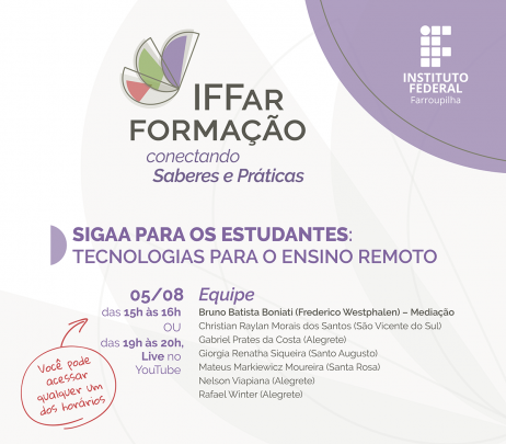 SIGAA para os estudantes 01 