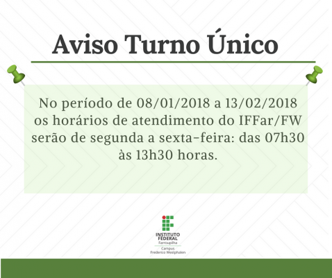 Turno único 1