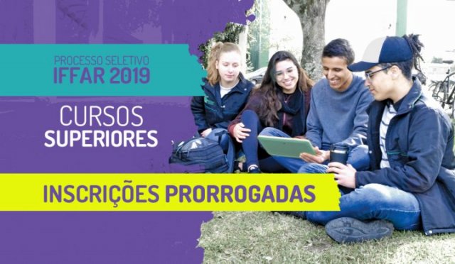 Incrições Prorrogadas