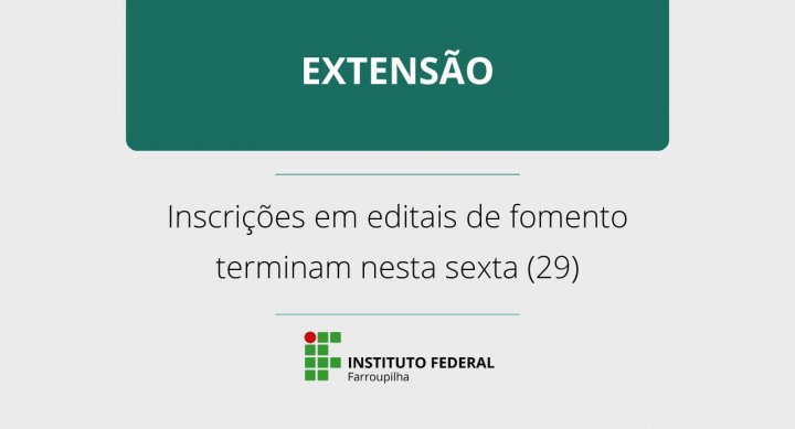 inscriçõesextensão notícia26092023