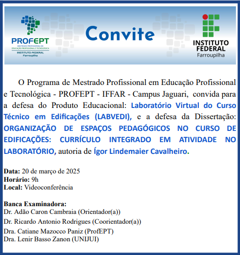 Convite Defesa Ígor T6