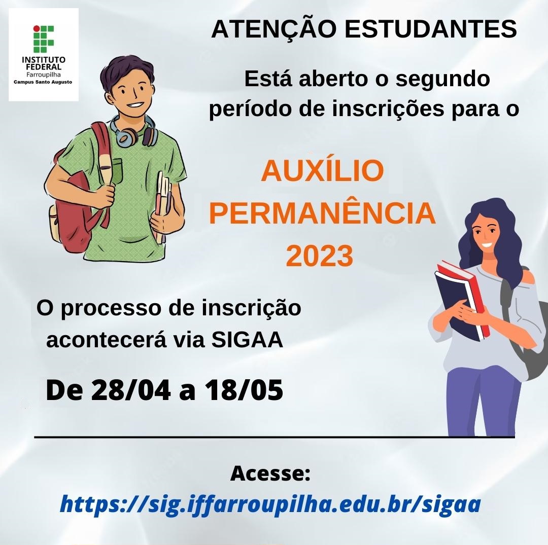 Arte Aviso Auxílio Permanência retificada