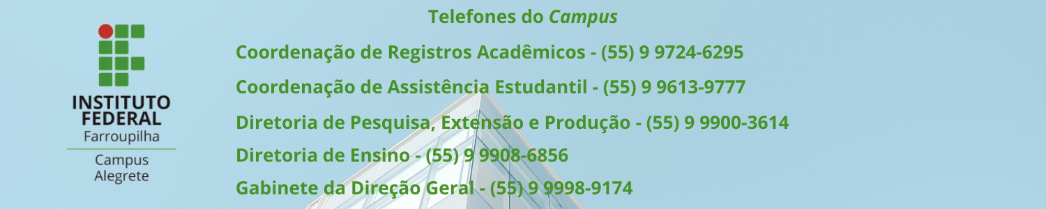 Telefones - IFFar Campus Alegrete