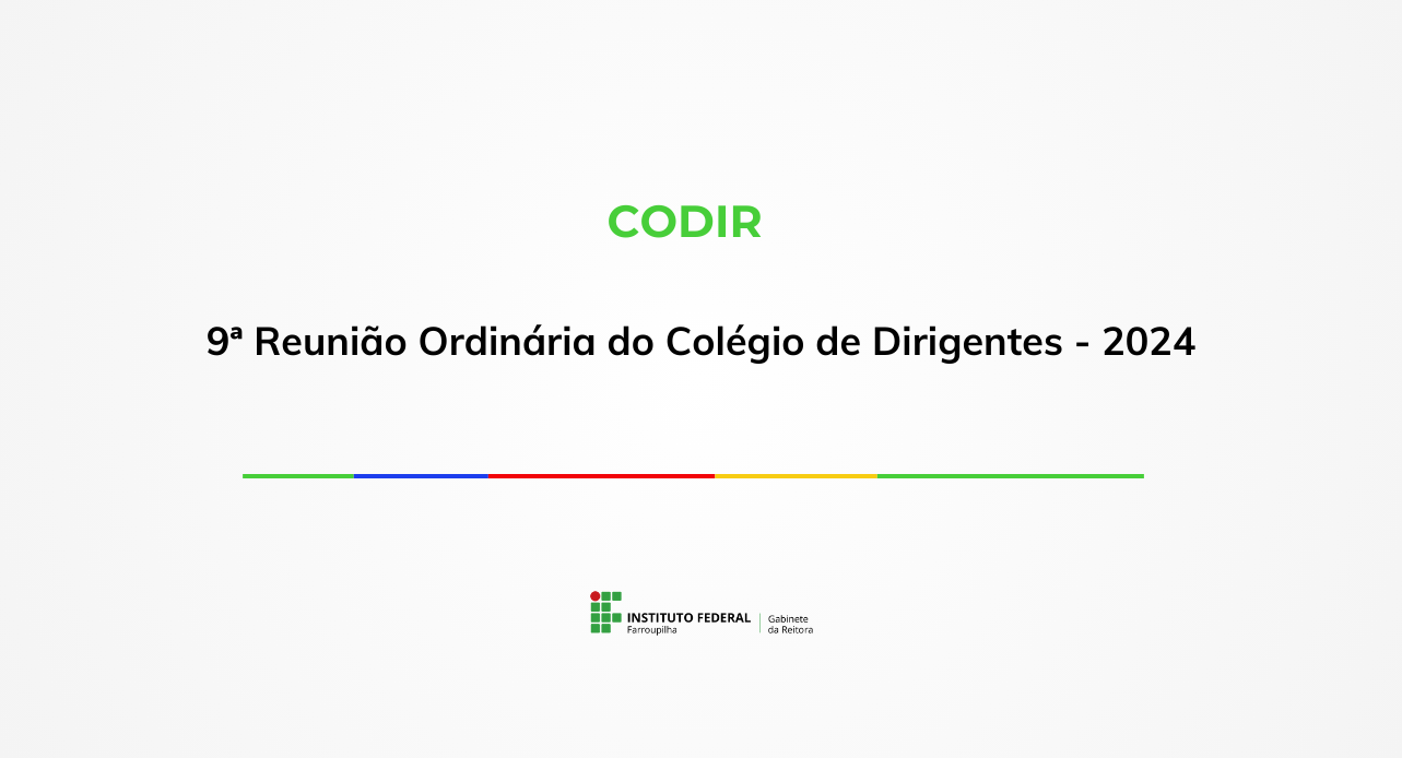 Codir 9 Reunião 2024