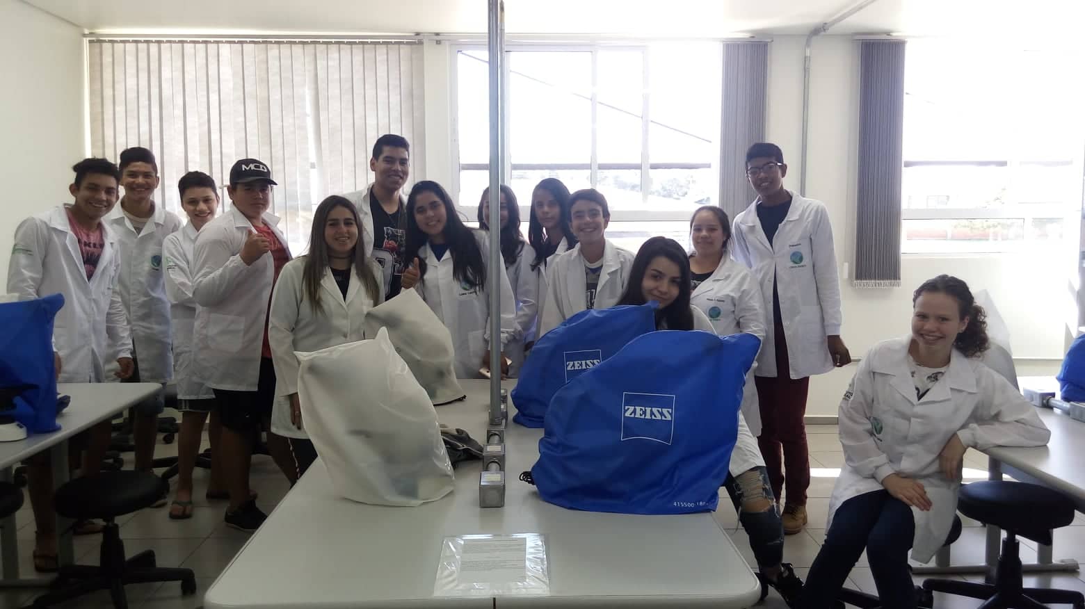 Estudantes participantes do projeto