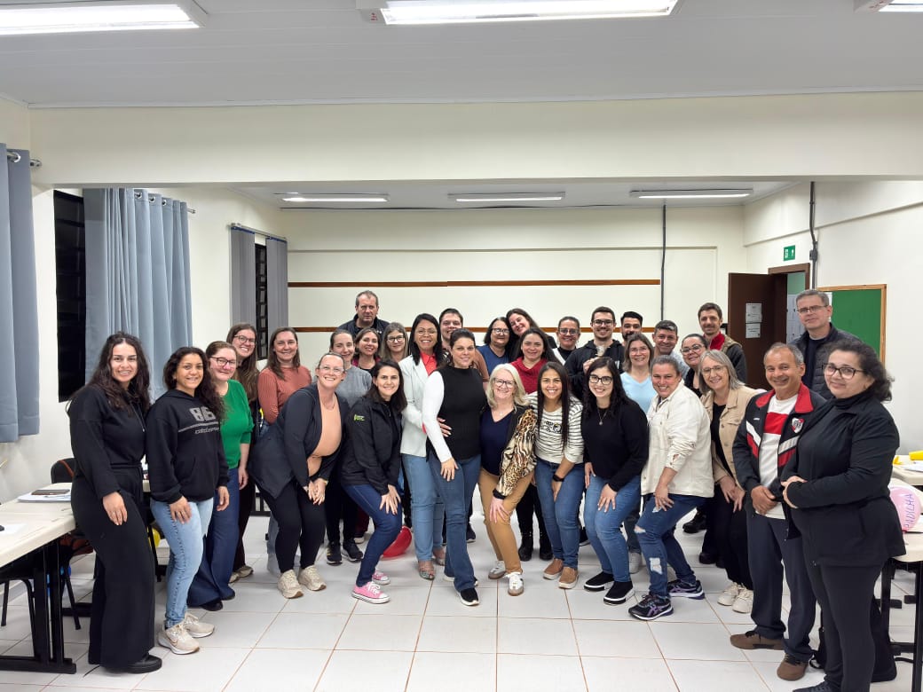 Professores participantes da formação