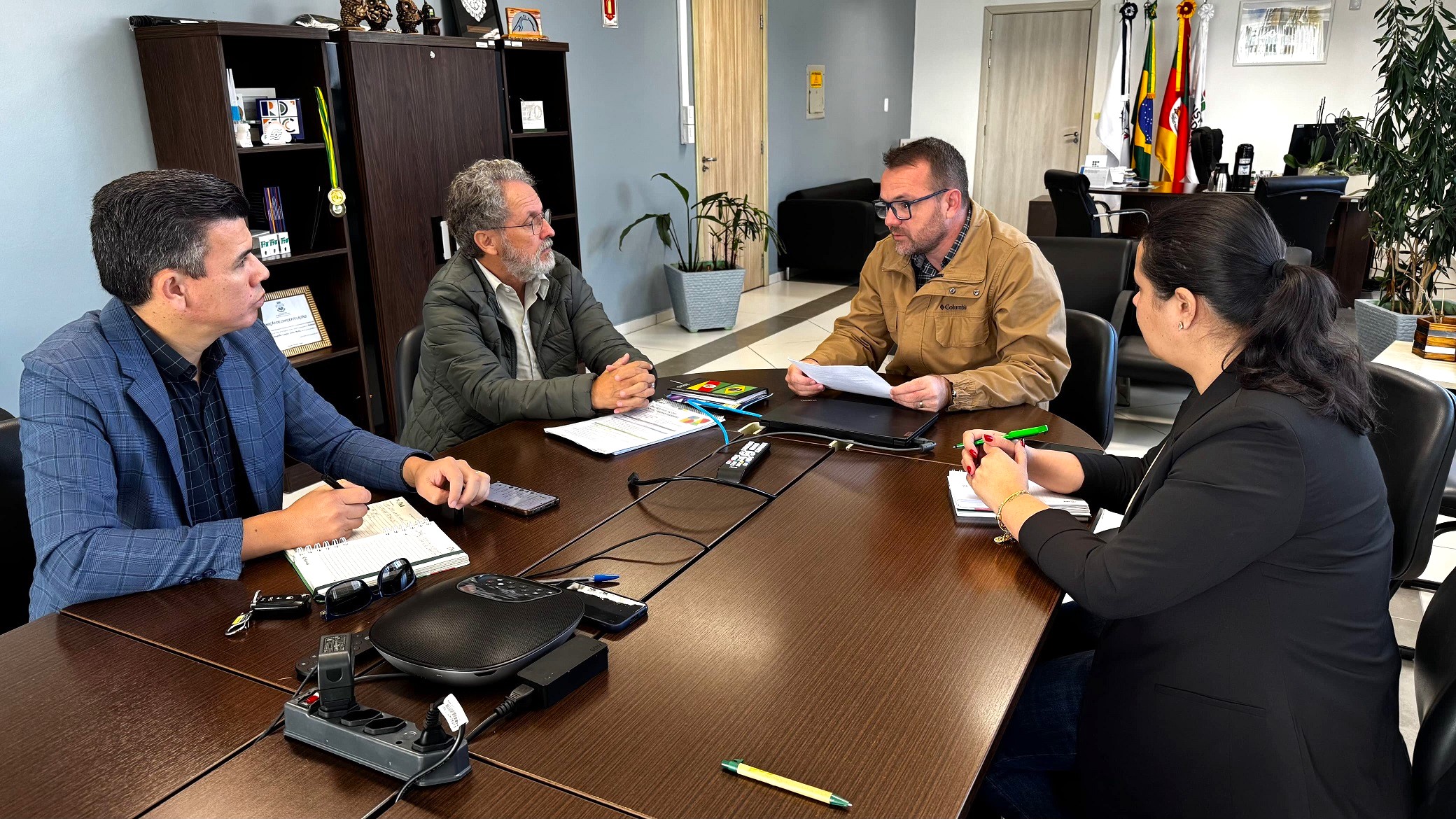 Reunião no Gabinete da reitora 14.5.25