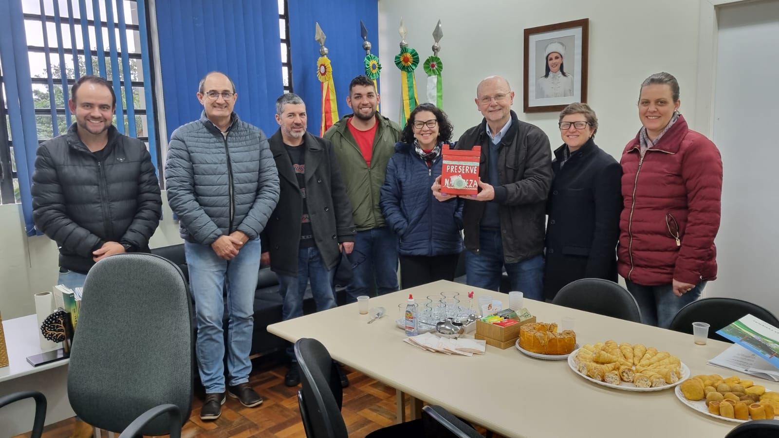 Visita do Deputado Bohn Gass