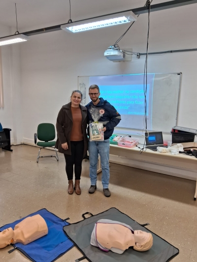 Colaboradores do IF Farroupilha - Campus Frederico Westphalen Participam de Treinamento de Primeiros Socorros com o SAMU