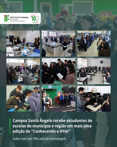 Campus Santo Ângelo recebe estudantes de escolas do município e região em mais uma edição do 