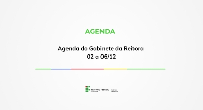 Agenda do Gabinete da Reitora