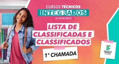 IFFar publica primeira chamada dos Cursos Técnicos Integrados ao Ensino Médio 2026