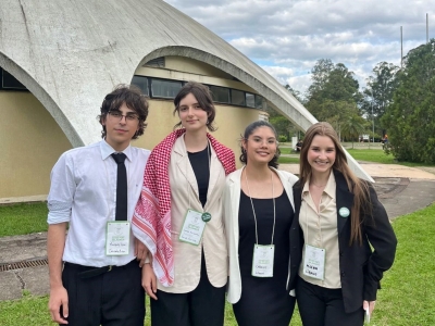 Experiência diplomática: Estudantes vivenciam simulação da ONU