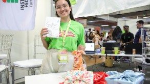 Estudante e professor do CR Santiago participam da V Semana Nacional da EPT em Brasília noticia CRSantiago Luiza SEMANaEPT