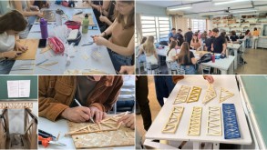 Alunos do Bacharelado em Arquitetura & Urbanismo realizam atividade prática na disciplina de Sistemas Estruturais II Alunos do Bacharelado em Arquitetura & Urbanismo realizam atividade prática na…