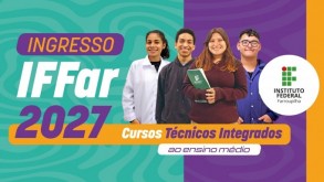 Acesse o gabarito da prova do Processo Seletivo 2027 dos Técnicos Integrados do IFFar Acesse o gabarito da prova do Processo Seletivo 2027 dos Técnicos Integrados do IFFar